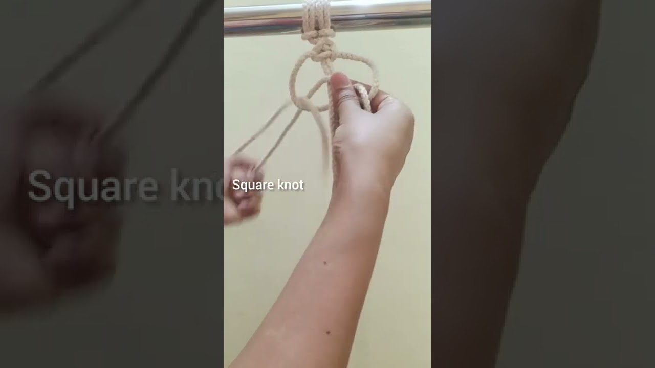 New macrame square knot pattern || Totally handmade 