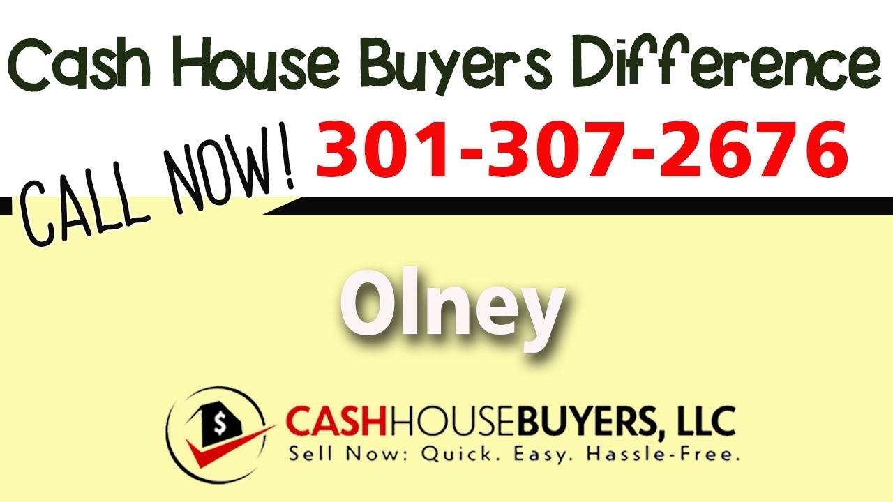 Cash House Buyers Difference in Olney MD | Call 301 307 2676 | We Buy Houses Olney MD