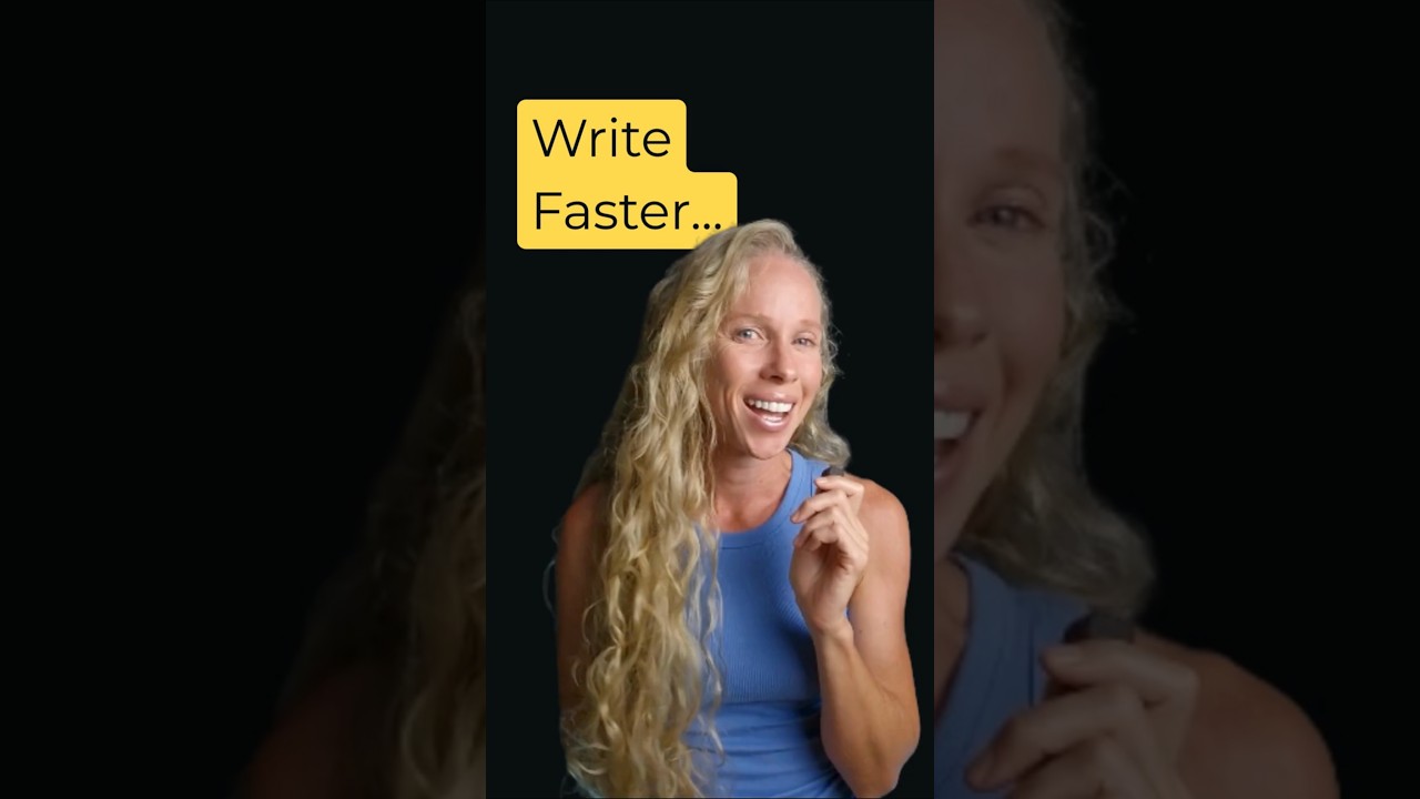 Простой способ писать быстрее