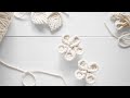 Jak zrobić prostego makramowego kwiatka tutorial DIY || How to make macrame flower