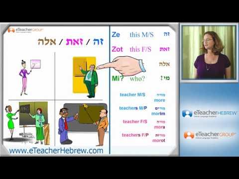 Learn Hebrew - lesson 12 - Pluralizing Nouns | by  eTeacherHebrew.com