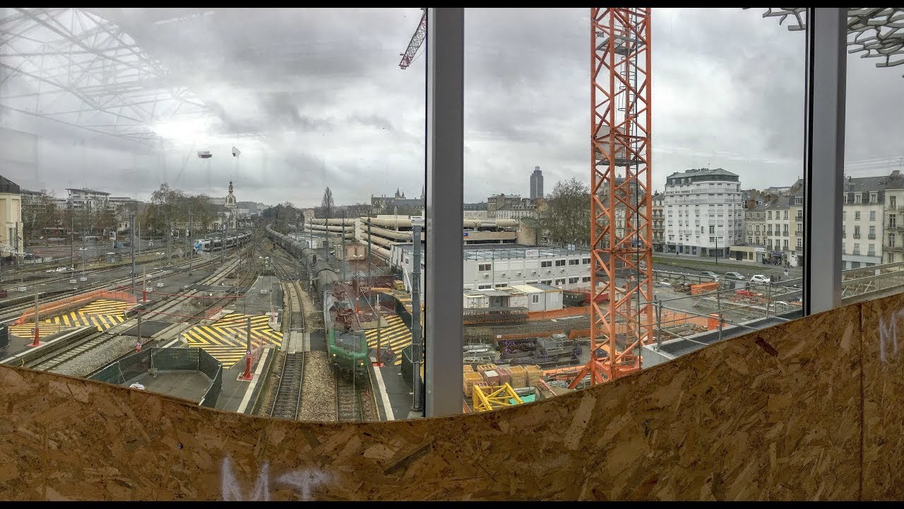 La nouvelle gare de Nantes prend forme