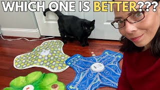 FEELNEEDY vs. QRAXOND vs. UMOSIS Cat Interactive Mat Toys | Which Hide & Seek Rechargeable Toy Wins? screenshot 4