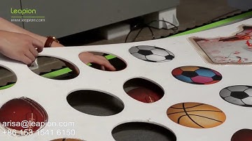 LR 1325 cnc router with knife head and CCD camera of Leapion laser machine