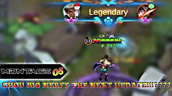 CHOU BIG NERF ! RIP TO ALL USER CHOU ! i stop playing chou???