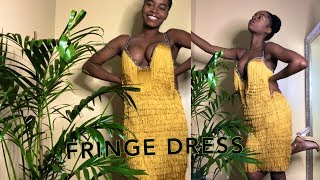 DIY Fringe dress