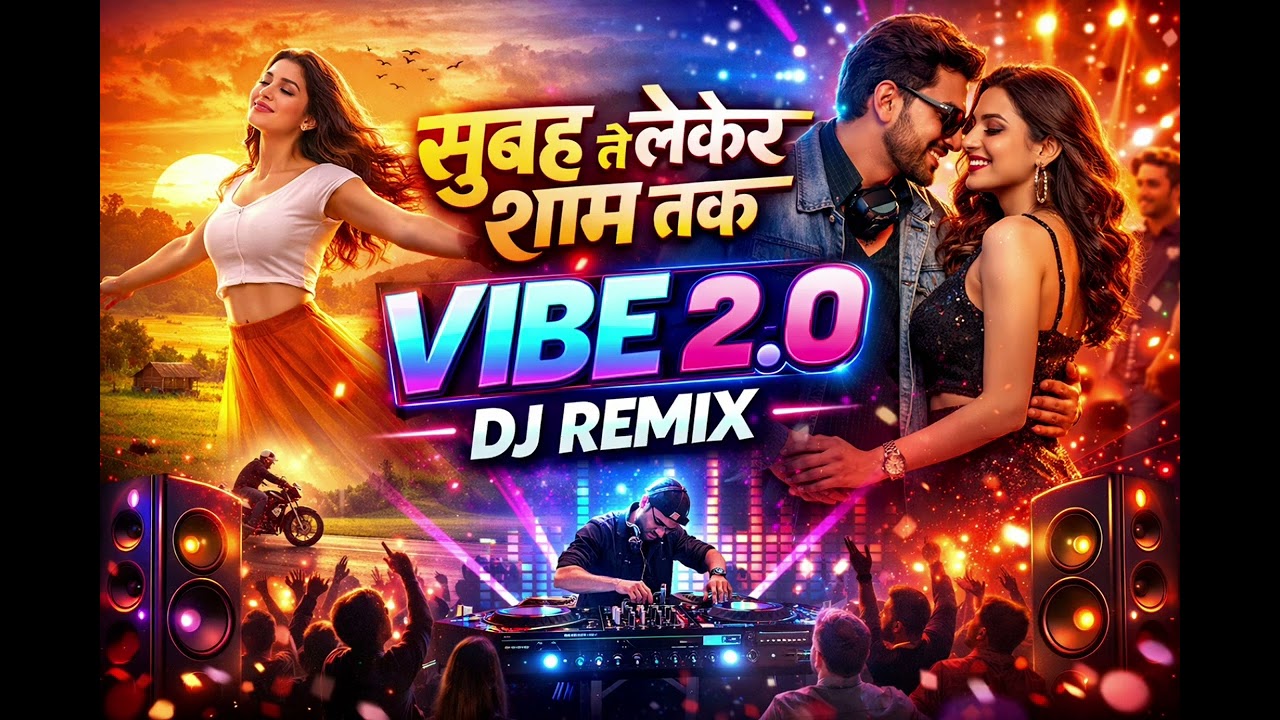 Subha Se Lekar Sham Tak | Vibe 2.0 | DJ Remix | Full Bass Party Song 2026 