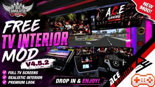 BUSSID v4.5.2 NEW UPDATE 🔥 | TV INTERIOR MOD 🇰🇪🖥️ | ACE Gaming screenshot 3