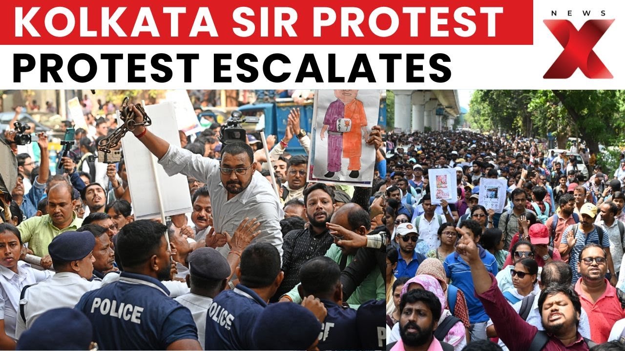 Nationwide SIR: Tensions Rise Outside Kolkata Election Office Over Special Intensive Revision |NewsX