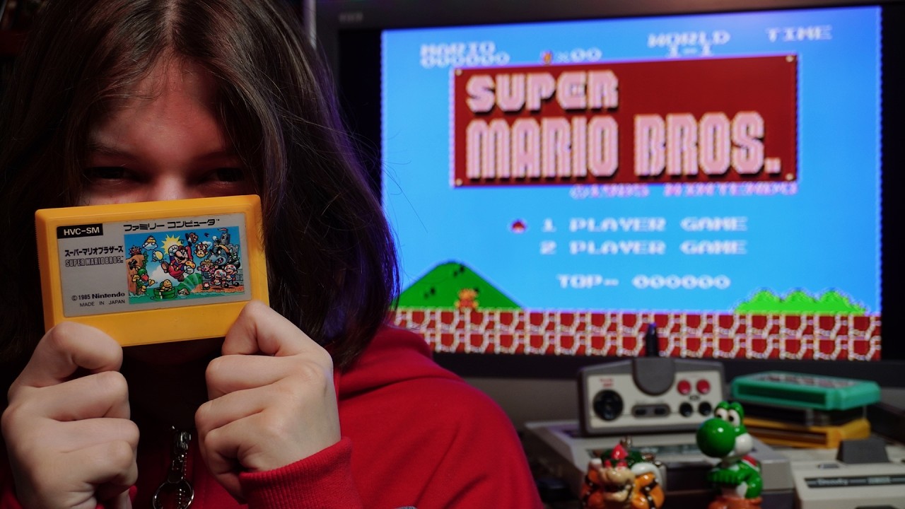 Впервые прошла СУПЕР МАРИО на ДЕНДИ в 13 лет