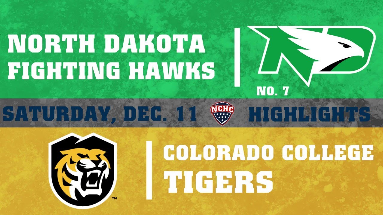 North Dakota at Colorado College Highlights 12/11/21 | NCHC Highlights