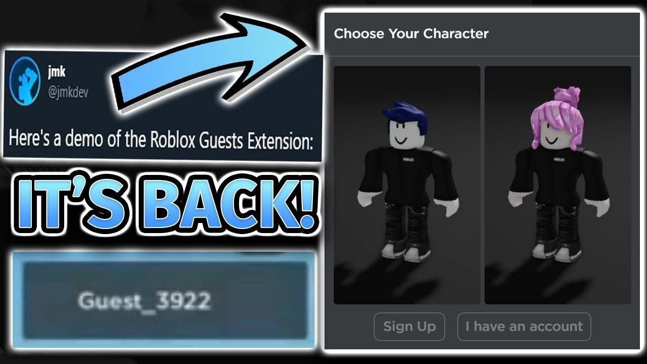Roblox New Guests Feature Update Youtube