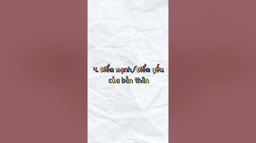 [NTTU] - Bài tập Kỹ Năng Giao Tiếp | Giới Thiệu Bản Thân