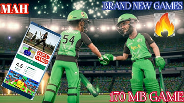 🔥170 MB | BRAND NEW CRICKET GAMES | DOWNLOAD ON ANDROID | APK + DATA + ZIP | MAH GAMING CHANNEL |