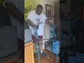 Me walking in physical therapy at home. 12-9-25 #neworleans #Walk #Resilience #Overcoming adversity