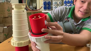 Cách đấu nối phích ổ cắm công nghiệp MDCE 63A và 125A các loại