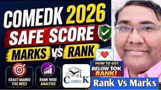 Comedk Marks vs rank 2026|Comedk rank vs marks|Comedk answer key|Comedk response sheet|Comedk 2026