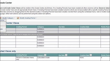 Hide and Show columns on Grade Center