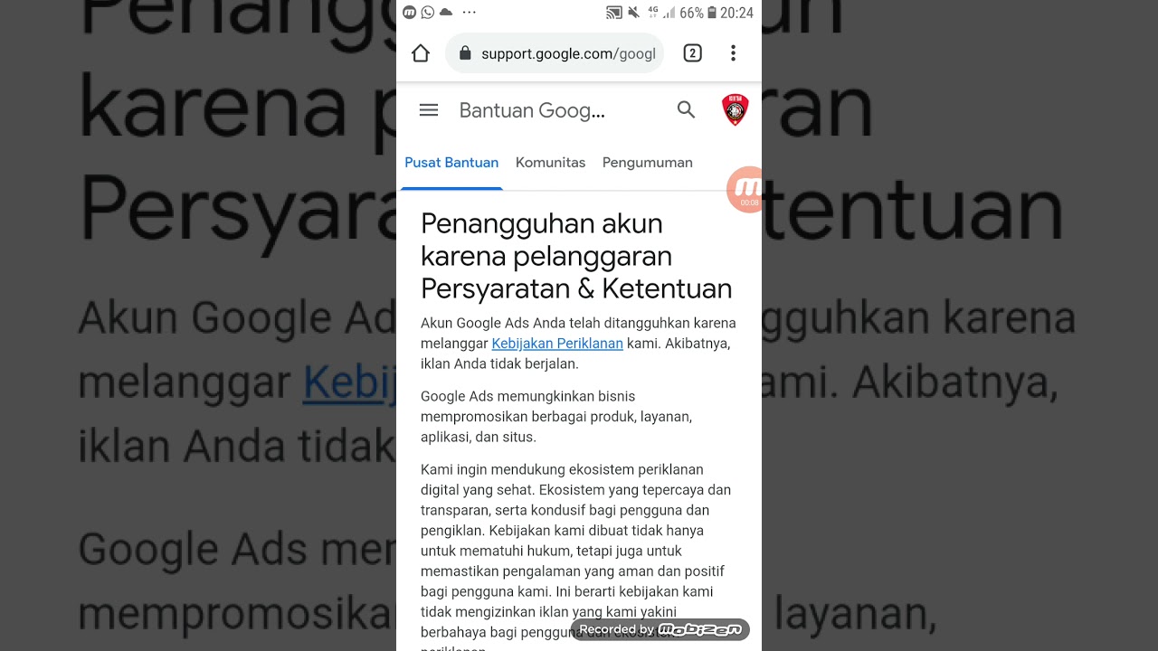 CARA MENGATASI IKLAN GOOGLE ADS YANG DI TANGGUHKAN 