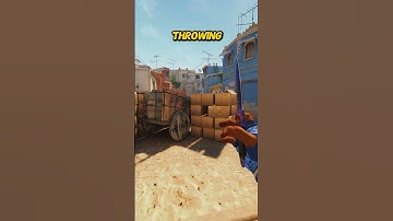 B SITE STIJLVOLLE SMOKE ON MIRAGE #shorts #cs2