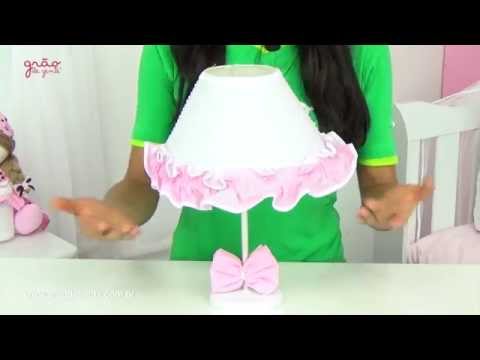 Abajur Dengo Rosa | Ref: 46798