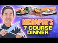 Nikoapues 7 course dinner