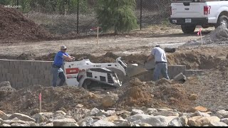 Dam reconstruction is still underway in Lexington after 2015 flood