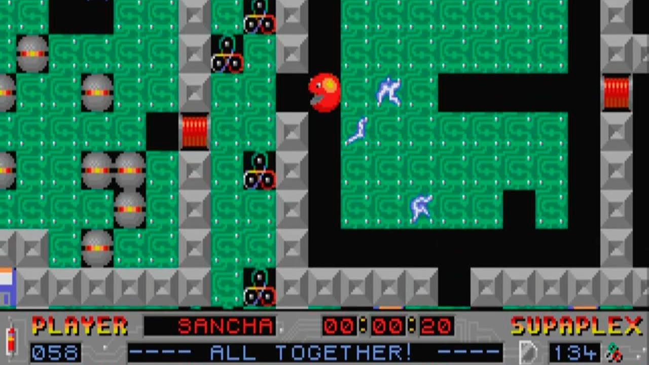 Supaplex (WITH COMMENTS): Level 58 - All Together!