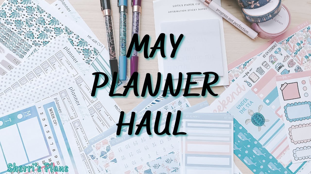 MAY PLANNER HAUL | PLANNER FAVORITES!