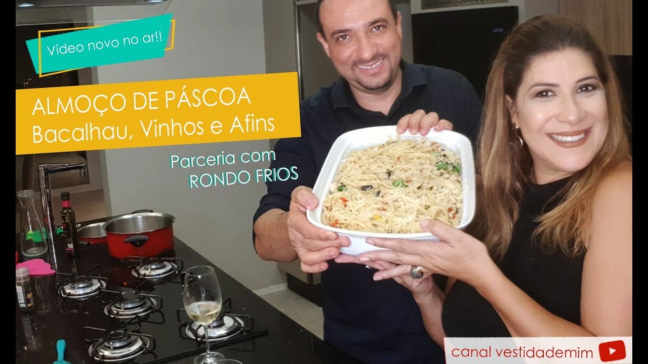 RECEITA MACARRÃO COM BACALHAU GRATINADO PARCERIA COM RONDO FRIOS