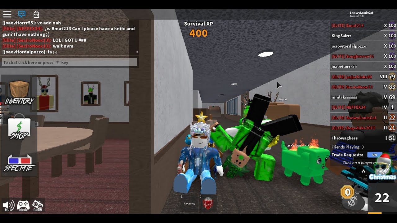 Richest Mm2 Server Ever Playing With Richest Player In The - mm2 trading servers roblox