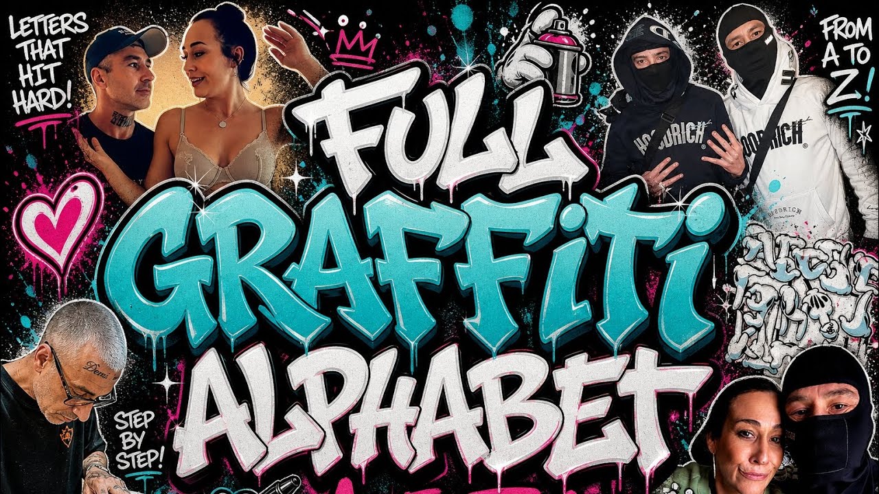 趣味 Graffiti alphabet FULL DIGITAL GRAFFITI ALPHABET A-Z 🔥 Clean Handstyles, Wild