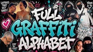 FULL DIGITAL GRAFFITI ALPHABET A-Z 🔥 Clean Handstyles, Wild Letters & Vandal Vibes #graffiti