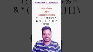 Character Set in Python | Python Class 11th and 12th | Computer Science
