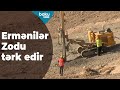 Ermənilər zod mədənini tərk edir - Baku TV