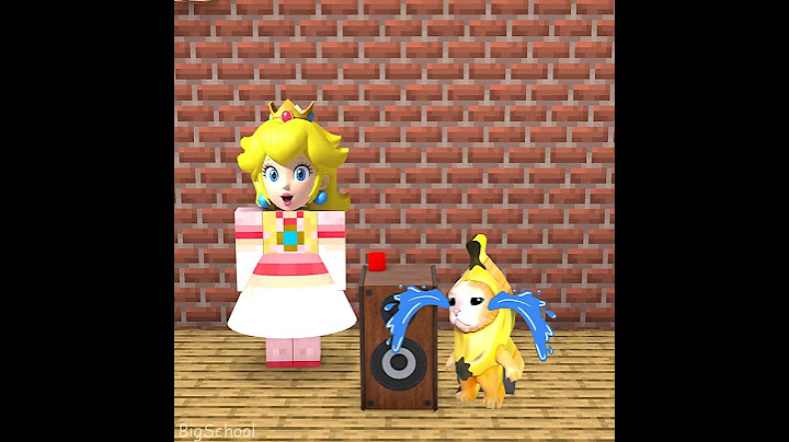 Let Me Do It For You - Princess Peach Helps Banana Cat