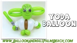 How To Make A Yoda Balloon - Balloon Animals Palm Beach