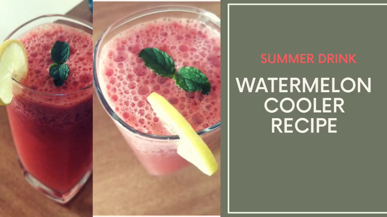 Watermelon Cooler Recipe/Watermelon Slush/Cool & Refreshing summertime