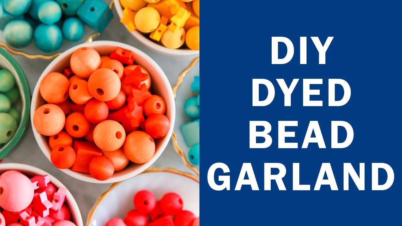 DIY Wood Bead Garland » Lovely Indeed