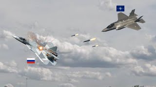 SU-57 nuclear aircraft becomes target of NATO F-35 operations | see what happens