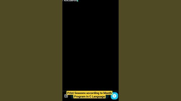 Print Seasons According to Month Program in C Language