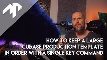 How to keep your large Cubase production template in order with a single key command