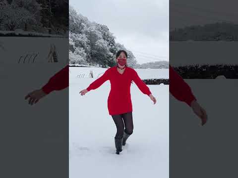 雪景色宇都宮市上川内緑水公園