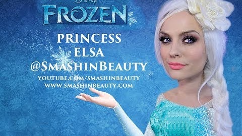 Disney Frozen 2019 Princess Elsa Makeup Tutorial (Ice Queen) Halloween Makeup  | SMASHINBEAUTY