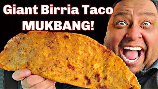 Giant Birria Taco MUKBANG! by JoeysWorldTour 18,798 views 11 months ago 9 minutes, 39 seconds