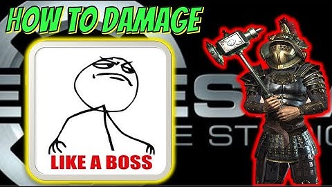 How to DAMAGE like a BOSS! Elder Scrolls Blades