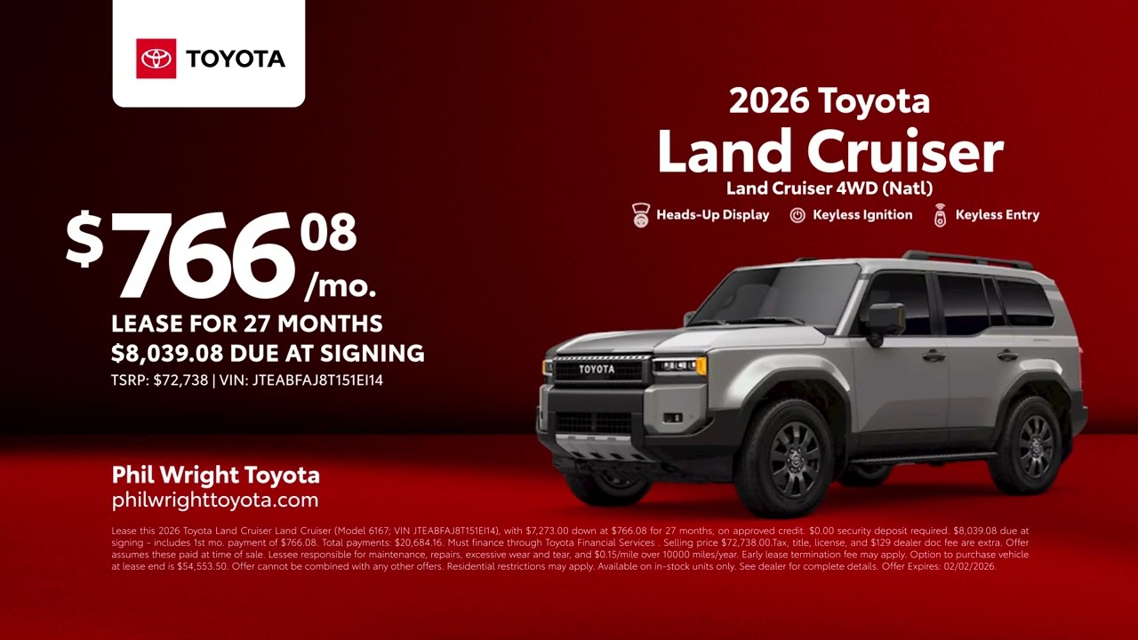 Toyota Land Cruiser 01/12/2026 6751999