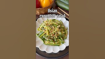 Asian Cucumber Salad #cucumbersalad #salads #asiansalad #shorts #youtubeshorts #viralshorts #recipe