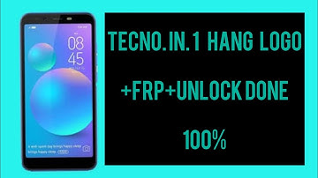 Tecno in1 flash hang on logo +frp+unlock done by ps solution tech