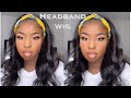 HEADBAND WIG!? 🤯 THROW ON & GO | NO LACE NO GLUE | LUVME HAIR